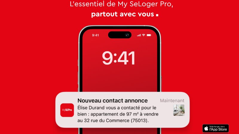 SeLoger lance My SeLoger Pro : l’app qui booste la performance des professionnels de l’immobilier